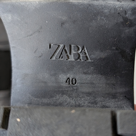 ZARA Black Chunky Platform Chelsea Boots – Women’s EU 40 / US 9.5 - Picture 7 of 7